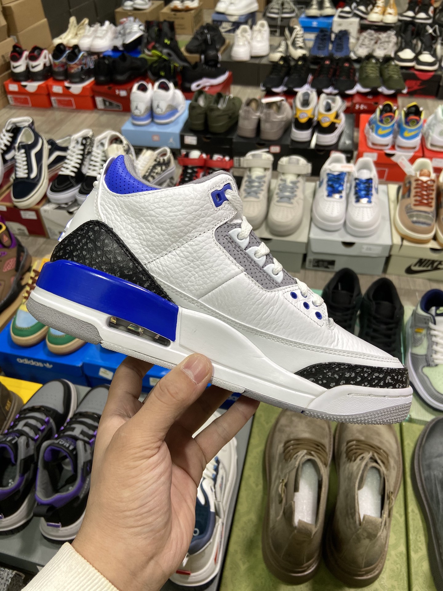 High version Jordan Air Jordan 3 Michael Jordan AJ3 generation middle help retro leisure sports culture basketball shoes CT8532-145