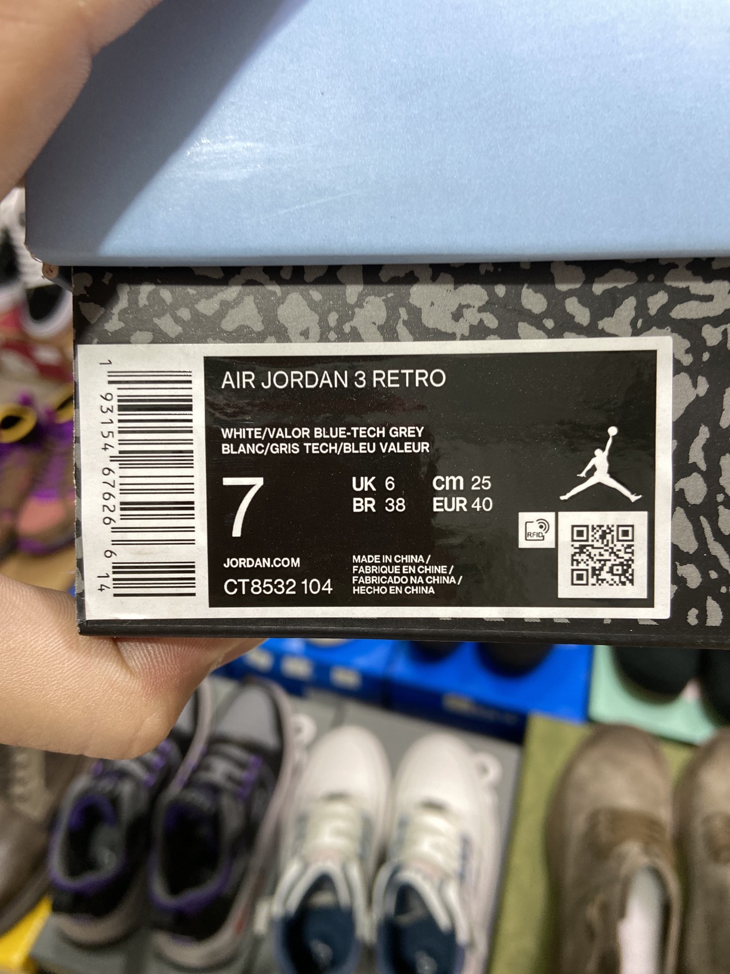 480高版本 乔丹Air Jordan 3 “UNC” 北卡蓝配色 CT8532-104-莆田鞋,莆田鞋货源,高仿鞋,高仿鞋货源,安福档口,莆田高仿鞋,莆田鞋批发,高仿鞋批发,莆田高仿运动鞋,高仿运动鞋,莆田运动鞋 480高版本 乔丹Air Jordan 3 “UNC” 北卡蓝配色 CT8532-104