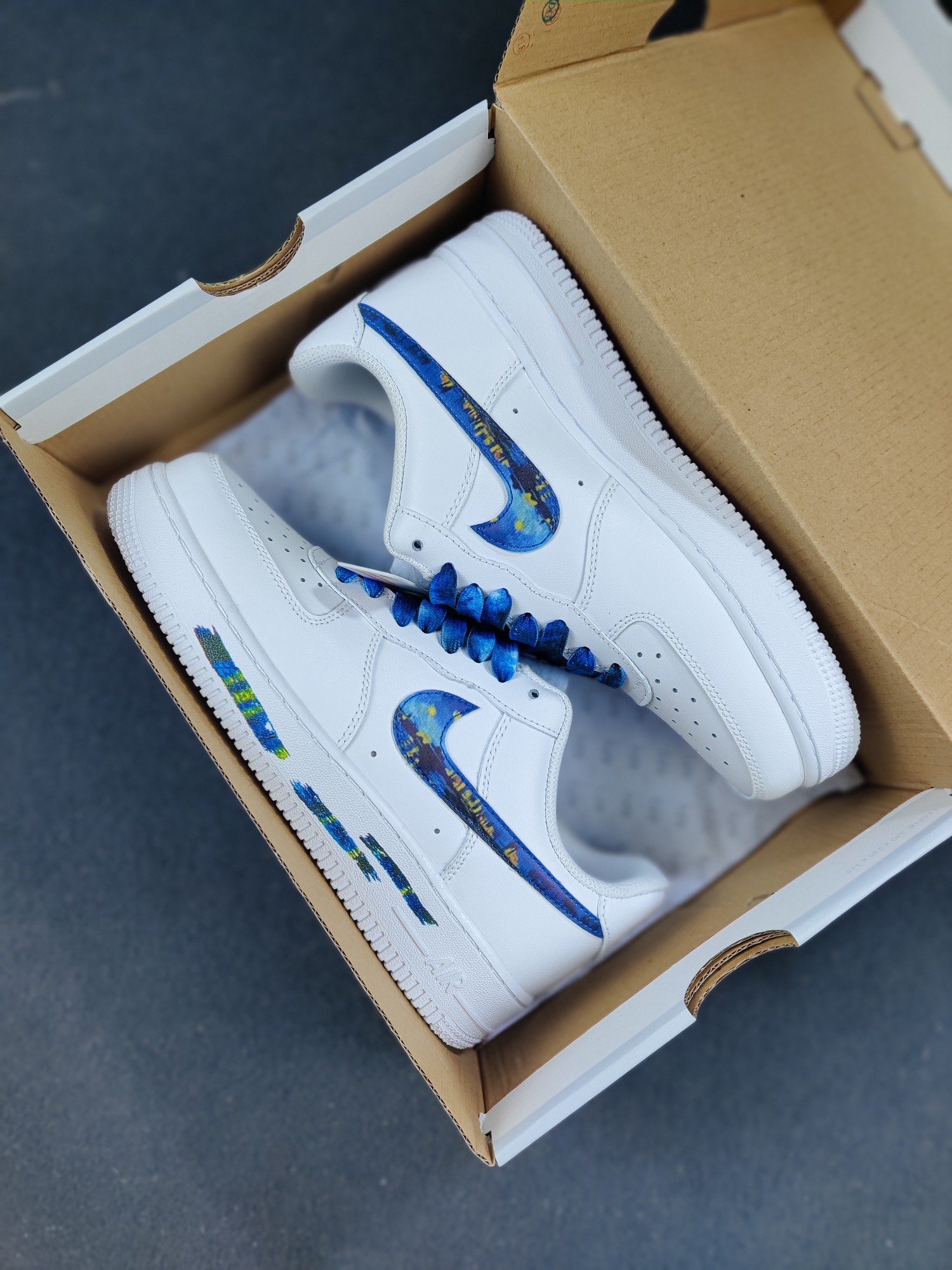 Nike Air Force 1 Low 'Starry Night' Custom Sneakers - Limited Edition 9 i1640586501 2712 7