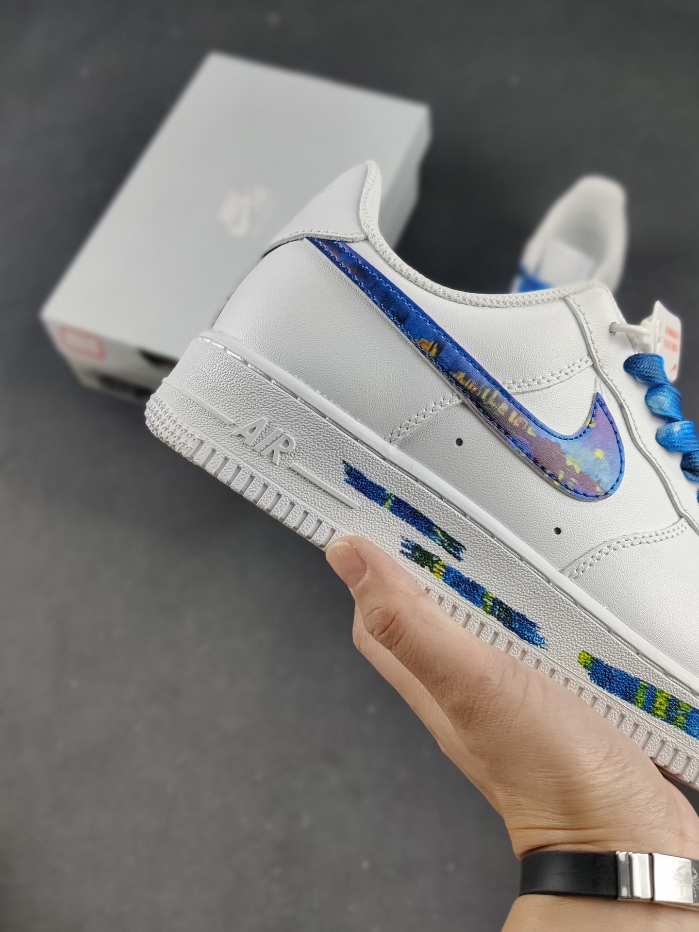 Nike Air Force 1 Low 'Starry Night' Custom Sneakers - Limited Edition 6 i1640586501 2844 4