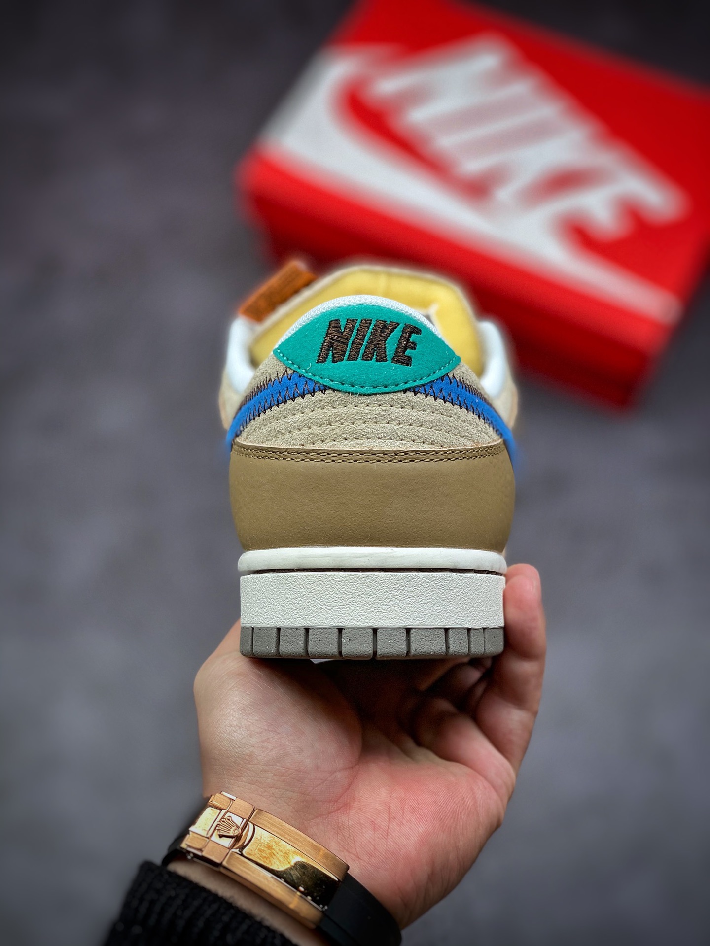 260 Nike SB Zoom Dunk Low 棕色蓝勾 经典百搭休闲运动板鞋DO6712-200