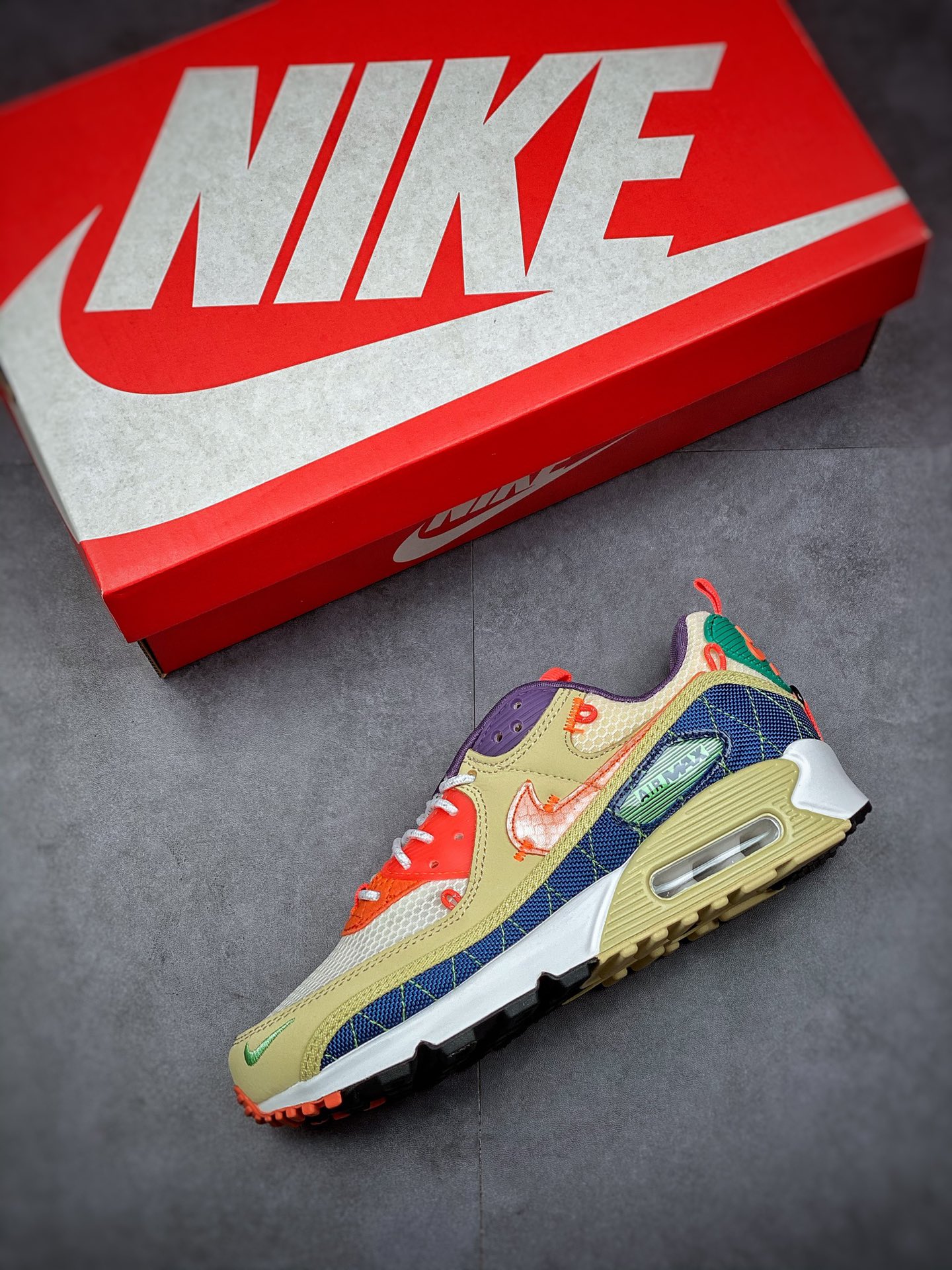 200 Nike Air Max 90 ”Trail Multi” 复古气垫百搭休闲运动慢跑鞋CZ9078-784
