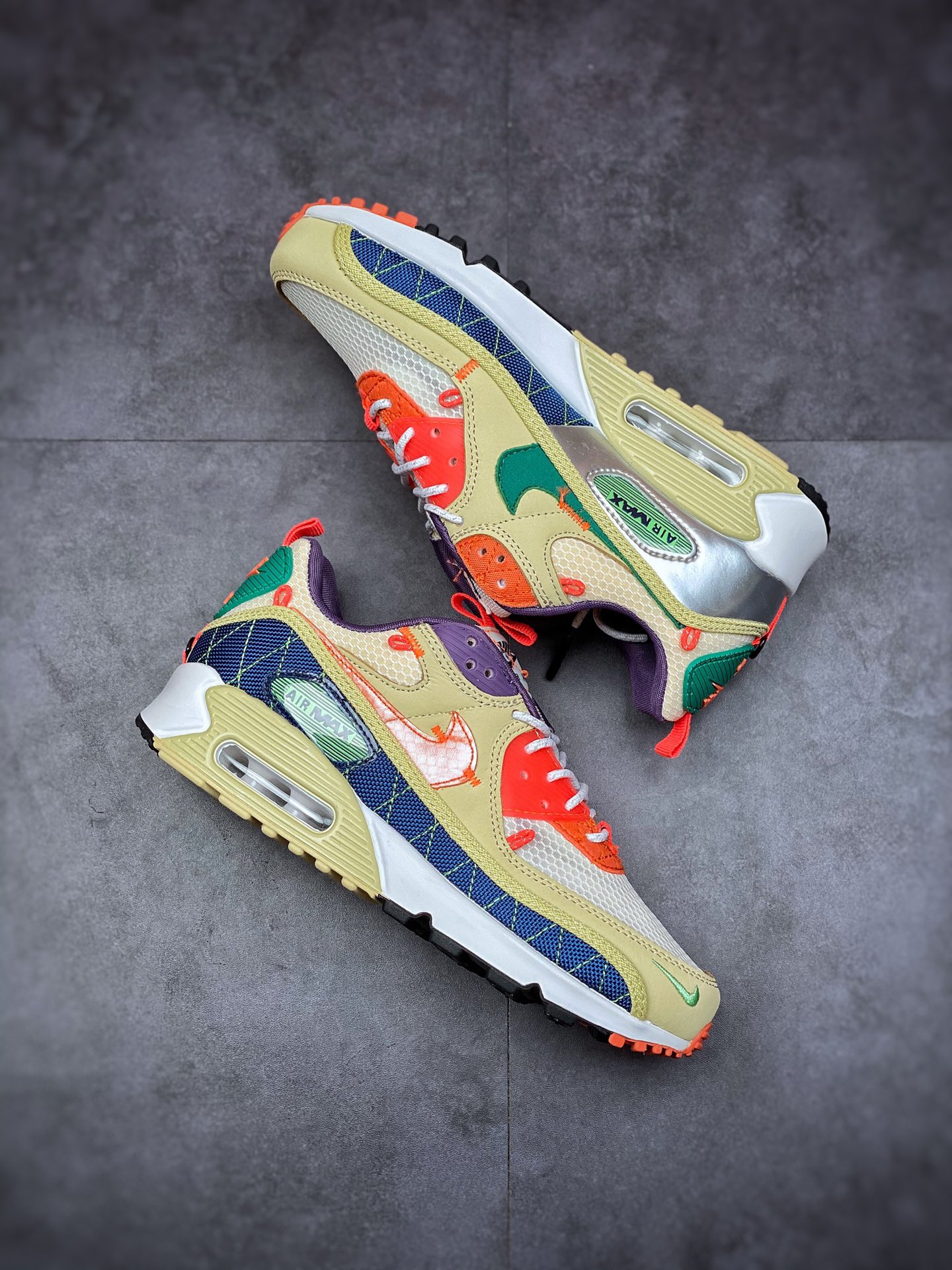 200 Nike Air Max 90 ”Trail Multi” 复古气垫百搭休闲运动慢跑鞋CZ9078-784