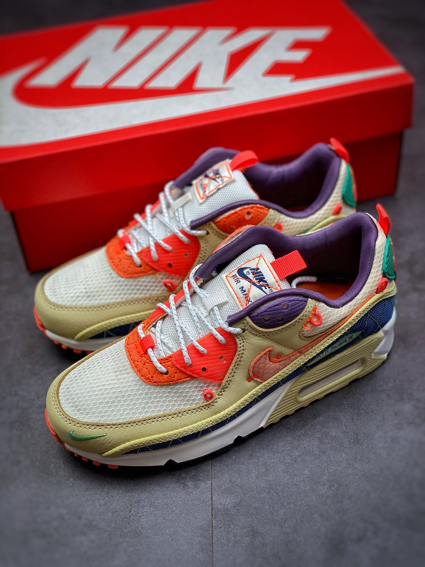 200 Nike Air Max 90 ”Trail Multi” 复古气垫百搭休闲运动慢跑鞋CZ9078-784