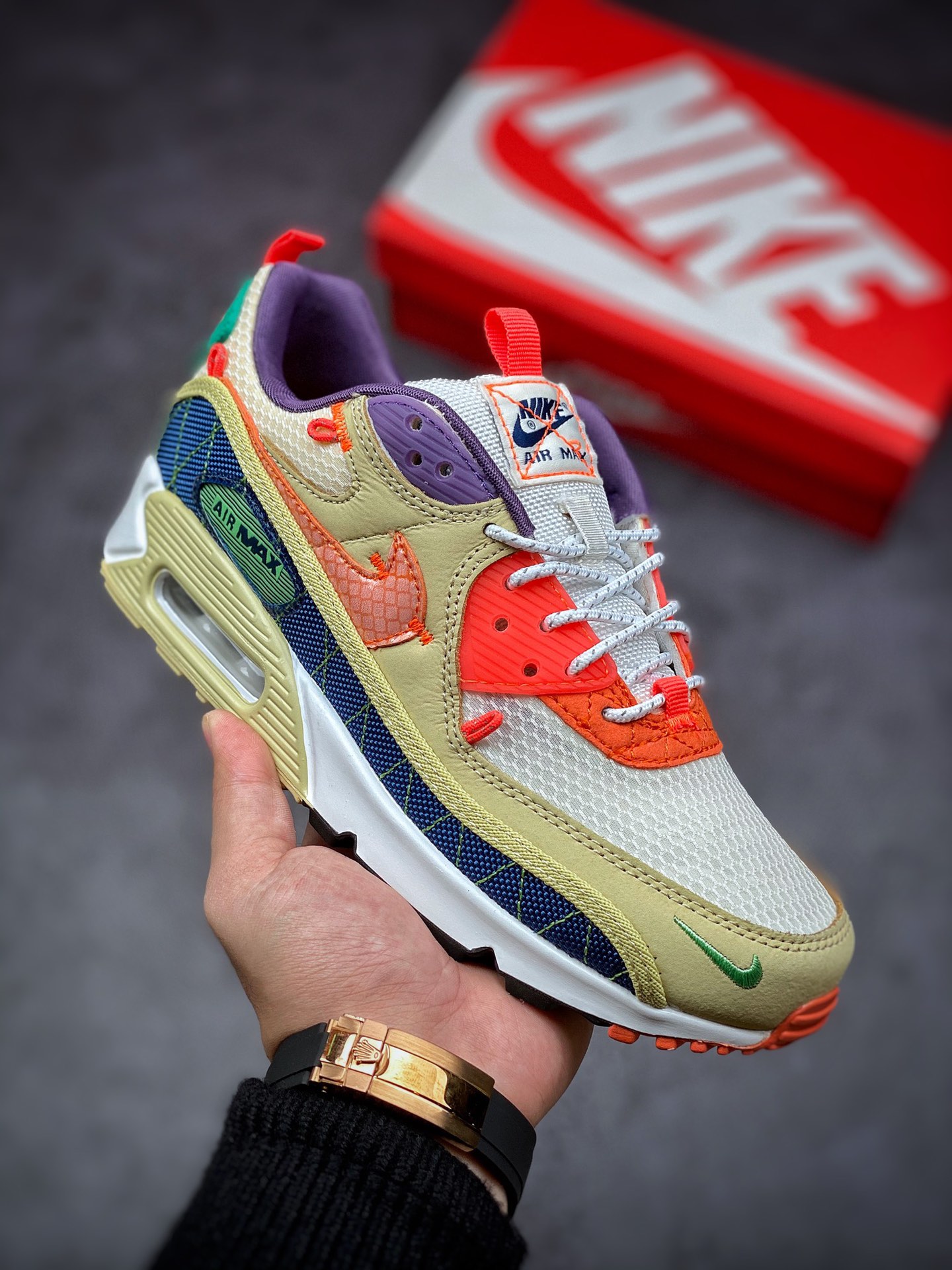 200 Nike Air Max 90 ”Trail Multi” 复古气垫百搭休闲运动慢跑鞋CZ9078-784