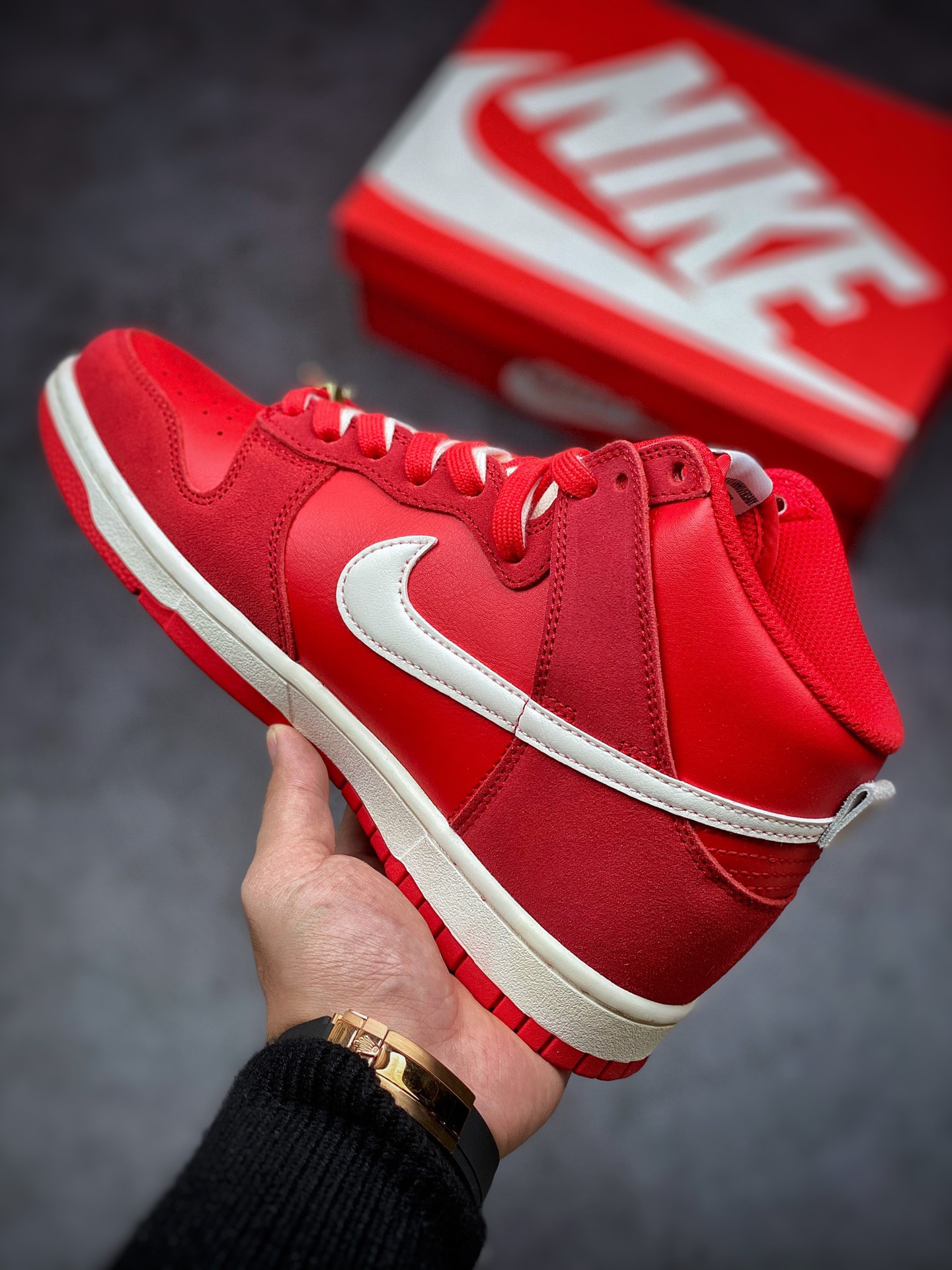 280 Nike Dunk High ’First Use’ 圣诞红 高帮滑板鞋DH0960-600