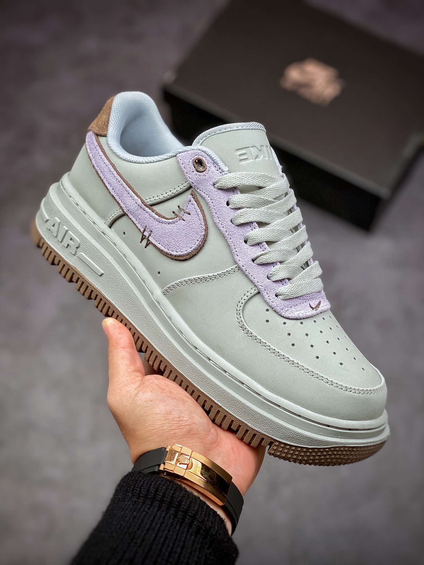 200 Nike Air Force 1 Low Luxe”Purple/Brown” 空军一号DD9605-500