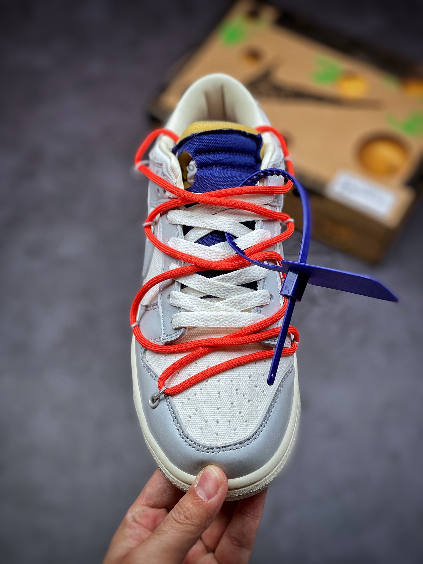 360 独家实拍纯原版本 Nike SB Dunk OFF-WHITE 联名 DM1602-126