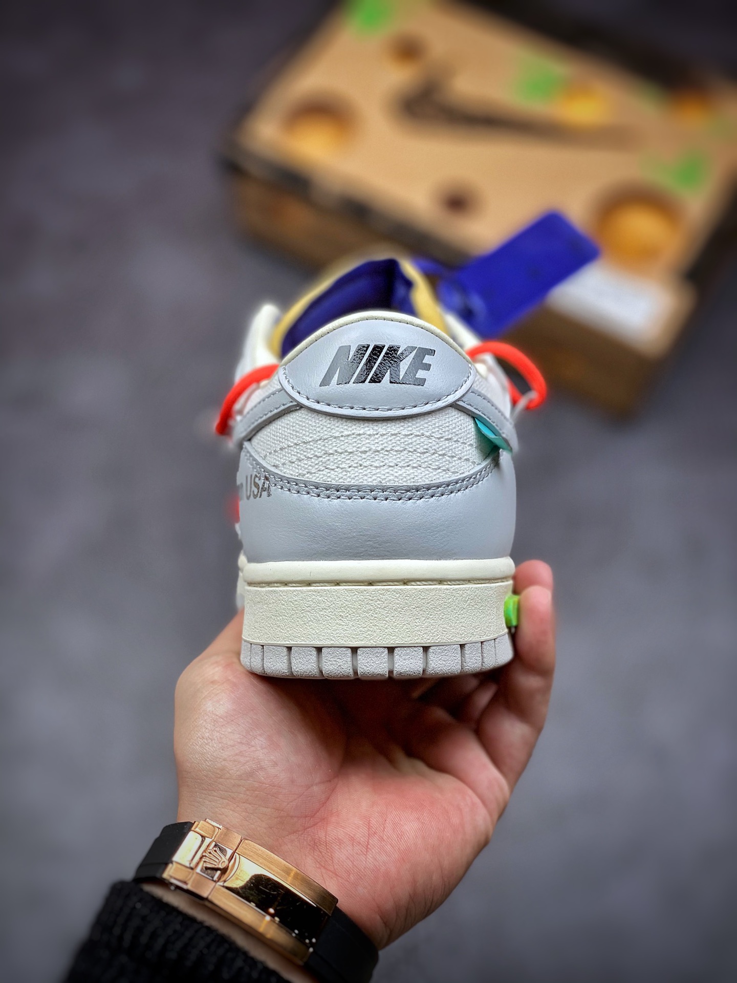 360 独家实拍纯原版本 Nike SB Dunk OFF-WHITE 联名 DM1602-126