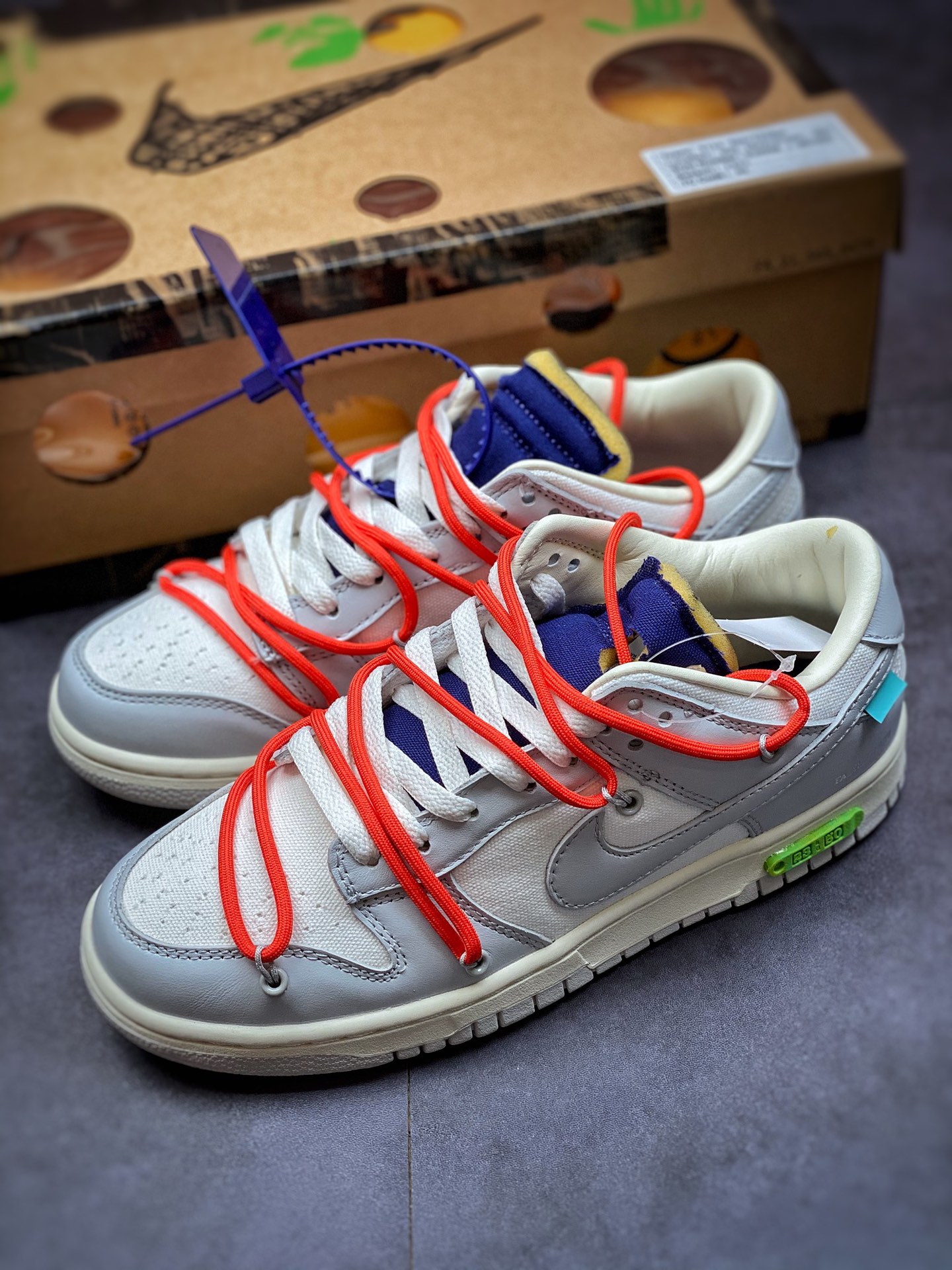 360 独家实拍纯原版本 Nike SB Dunk OFF-WHITE 联名 DM1602-126