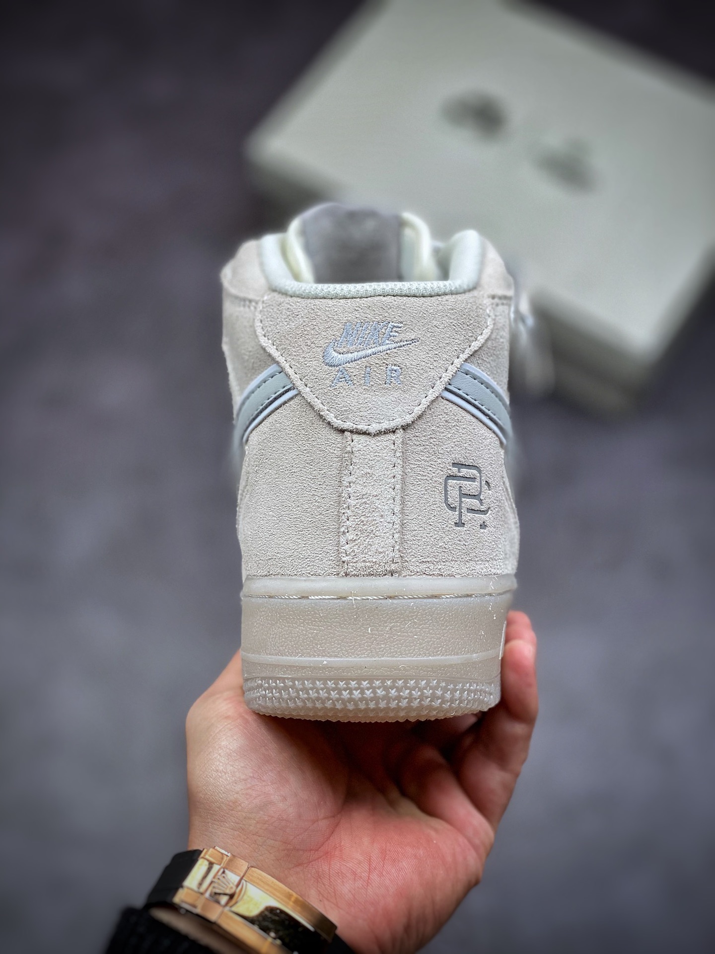 260 Nike Air Force 1 Mid 07 冠军联名 灰色 3M反光版 GB0902-112