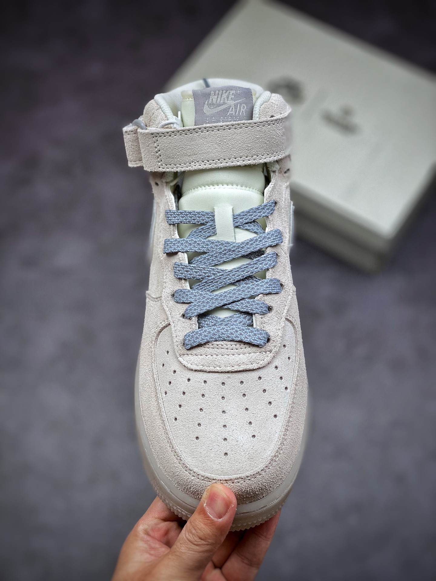260 Nike Air Force 1 Mid 07 冠军联名 灰色 3M反光版 GB0902-112