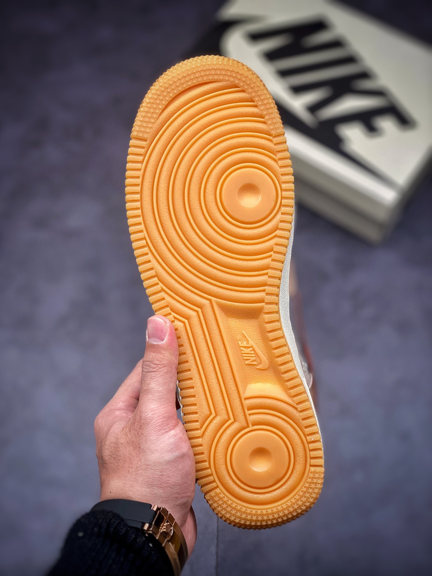 240 Nike Air Force 1 Low 07 卡其橙 彩虹 生胶底CW2288-686