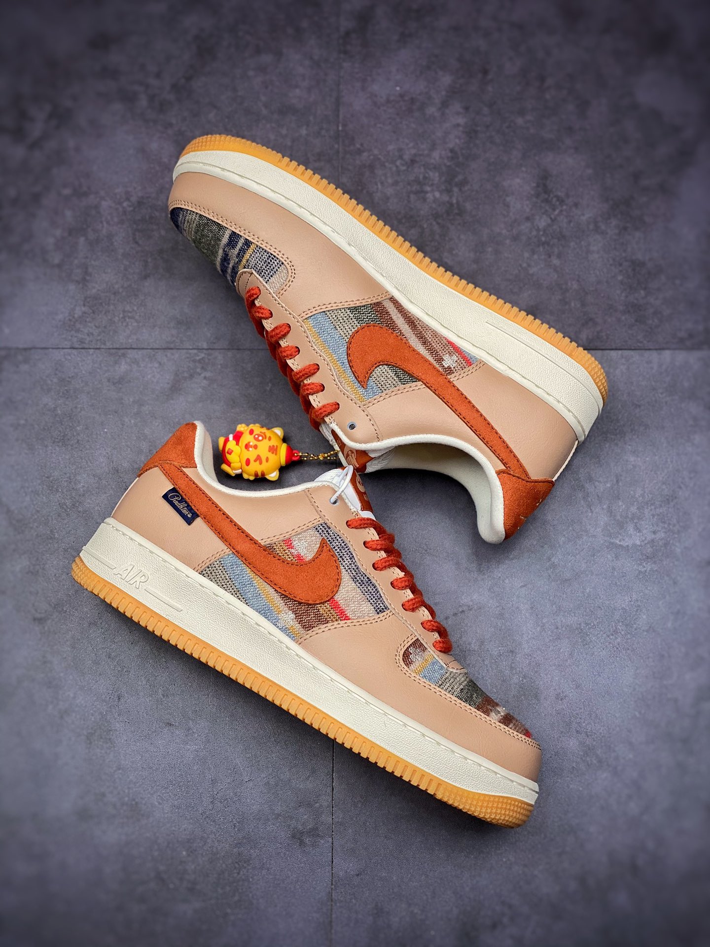 240 Nike Air Force 1 Low 07 卡其橙 彩虹 生胶底CW2288-686