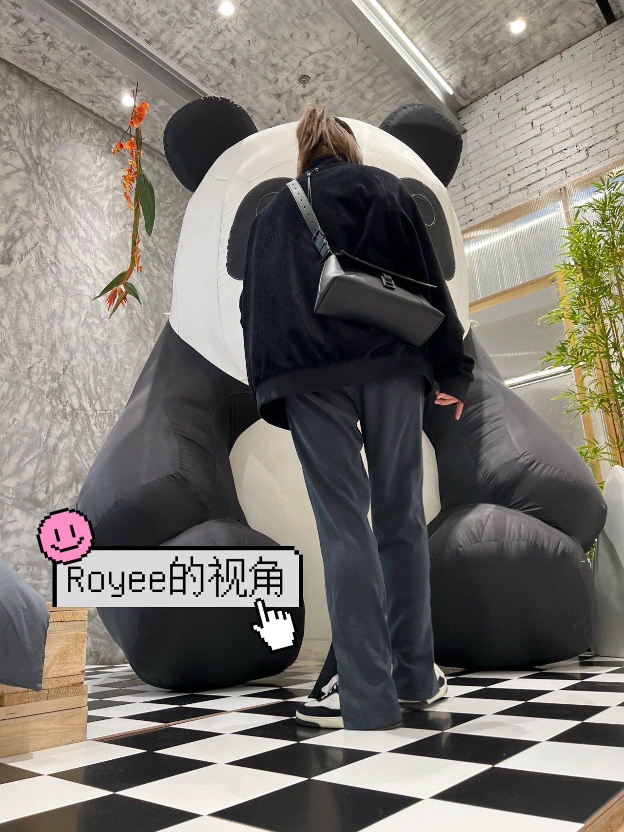 Balenciaga Downtown 29CM BAG 671353黑色/黑扣