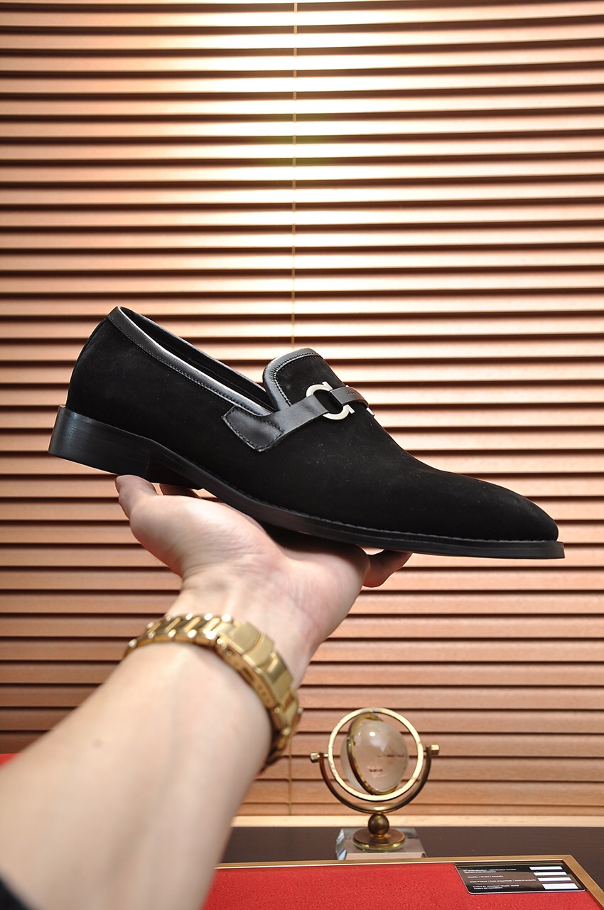 fábrica [Ferragamo / Ferragamo] contrarrestar los últimos modelos original importado borde abierto s