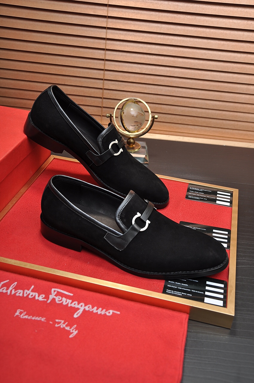 fábrica [Ferragamo / Ferragamo] contrarrestar los últimos modelos original importado borde abierto s