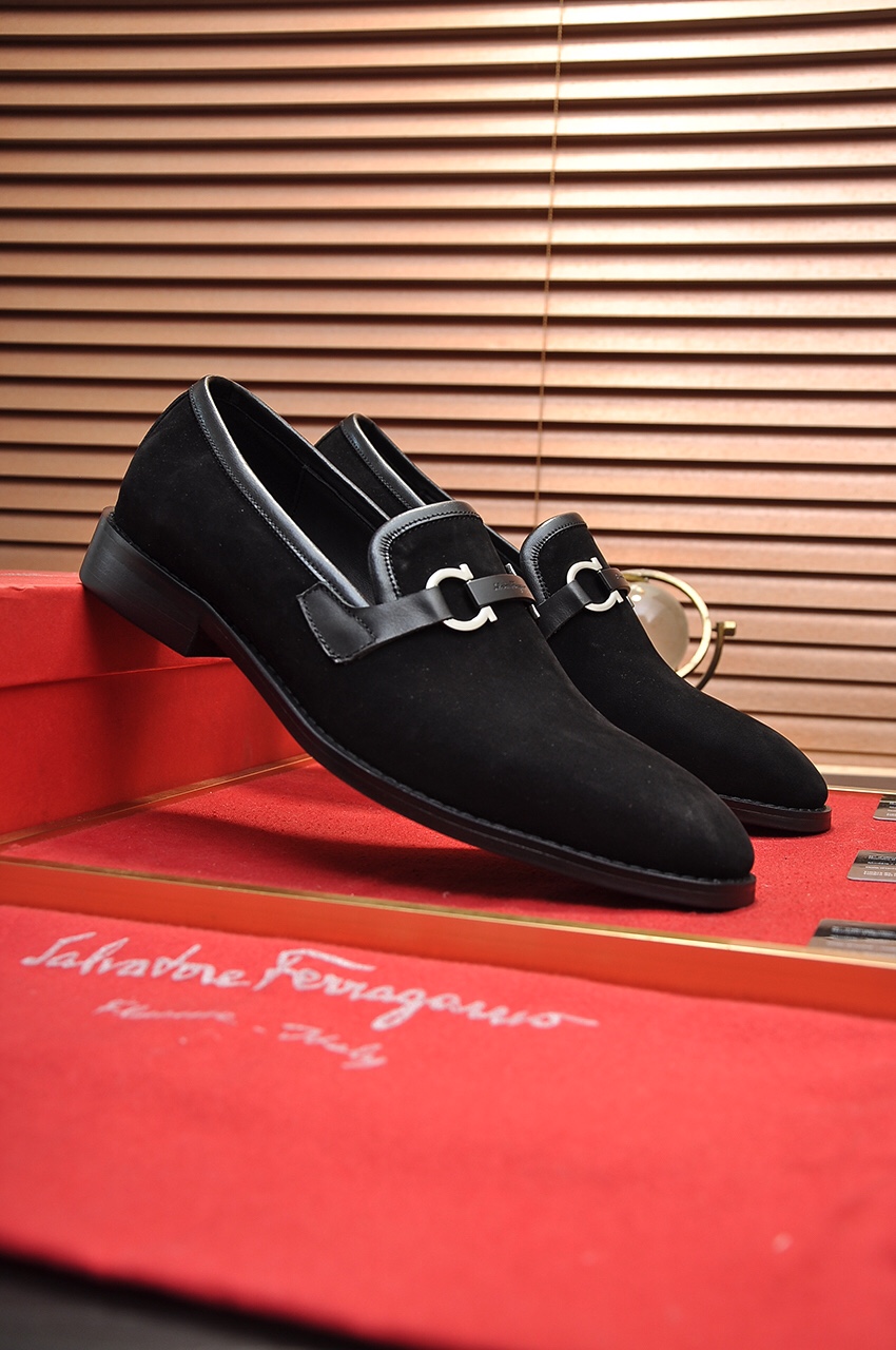 fábrica [Ferragamo / Ferragamo] contrarrestar los últimos modelos original importado borde abierto s