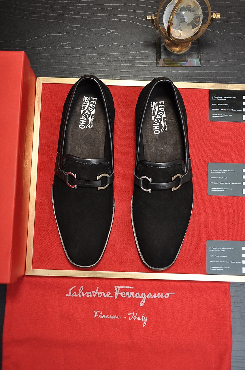 fábrica [Ferragamo / Ferragamo] contrarrestar los últimos modelos original importado borde abierto s
