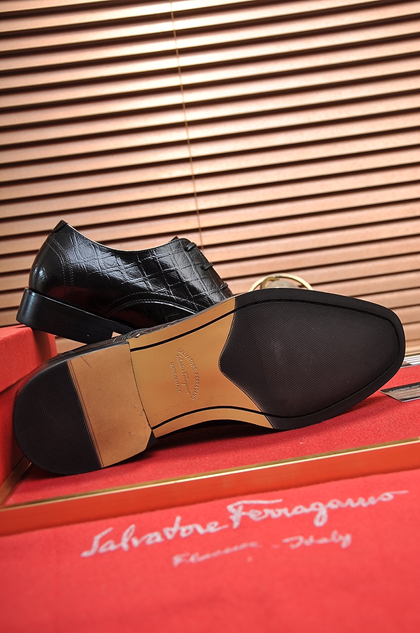 fábrica [Ferragamo / Ferragamo] contador últimos modelos Original importado borde abierto superior d