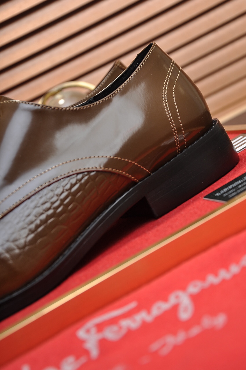 fábrica [Ferragamo / Ferragamo] contador últimos modelos Original importado borde abierto superior d