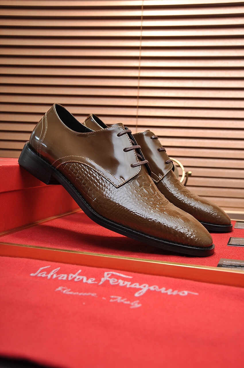 fábrica [Ferragamo / Ferragamo] contador últimos modelos Original importado borde abierto superior d