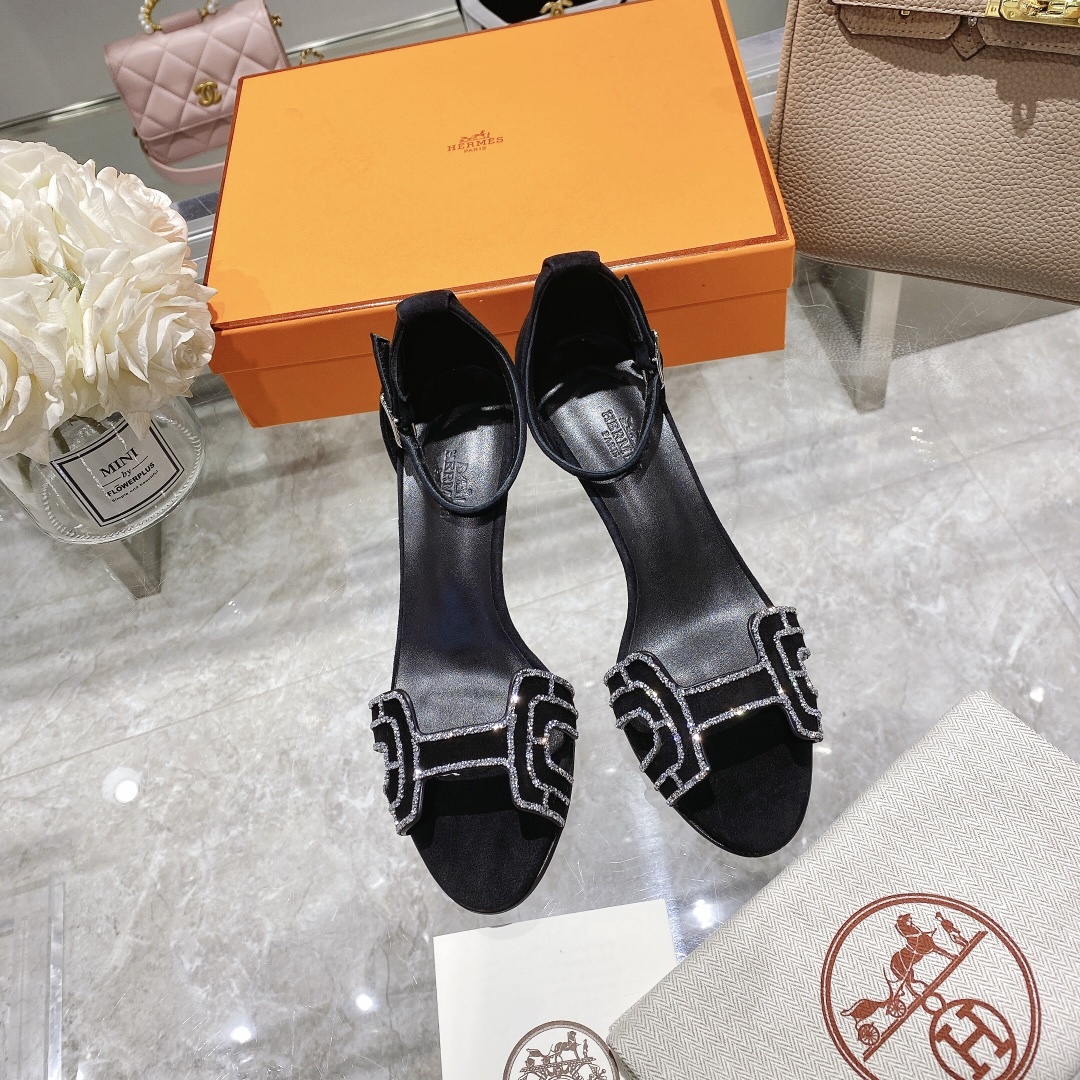 cmHermès2022高跟气质凉鞋