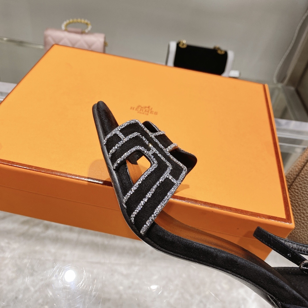 cmHermès2022高跟气质凉鞋