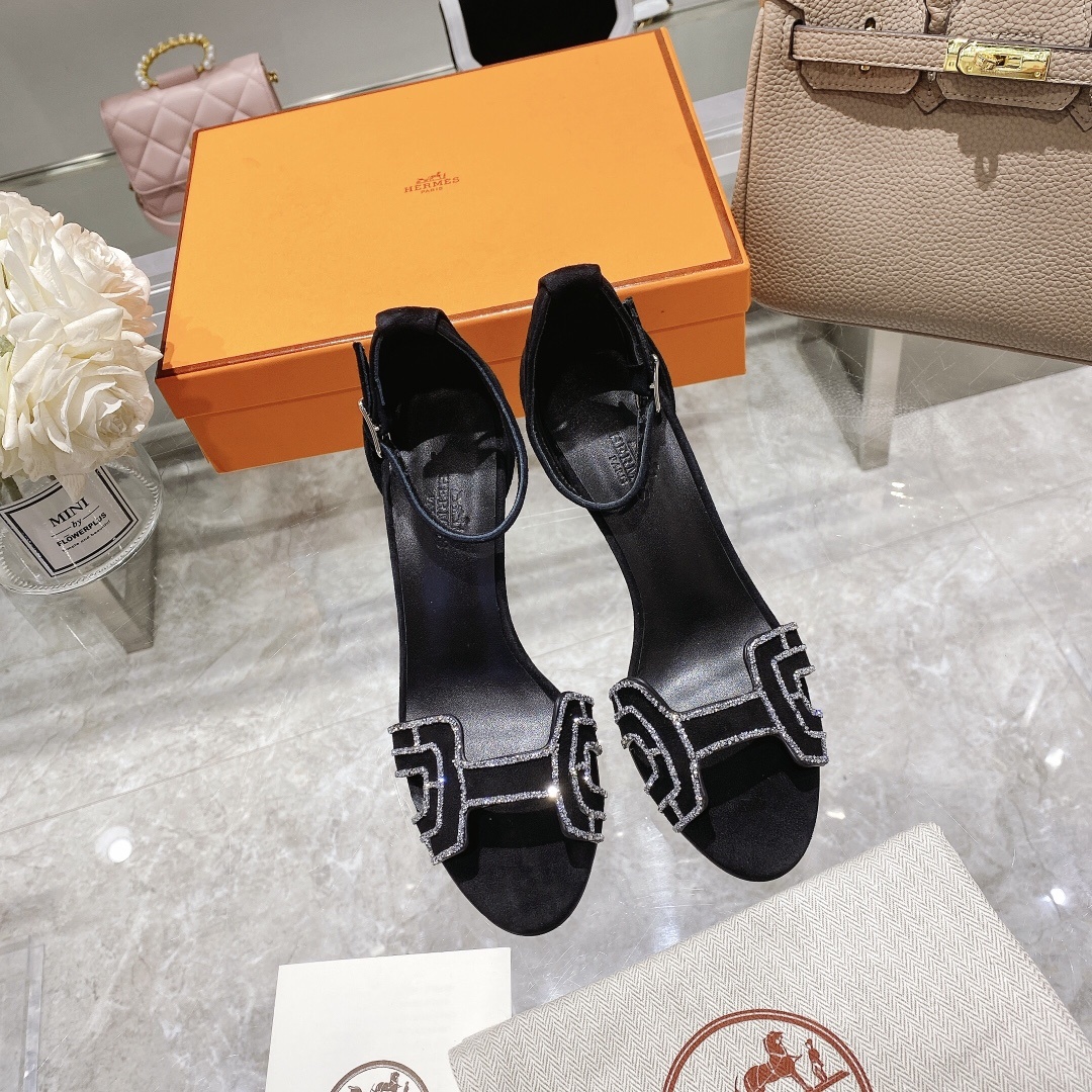 cmHermès2022高跟气质凉鞋