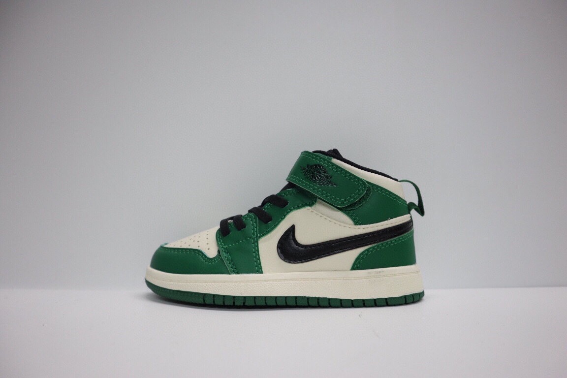 图片[5]-乔一真标头层魔术扣儿童运动鞋 尺码：22-37.5码 经典乔丹系列❤️ 魔术扣➕松紧带设计，穿脱自如✔️ 中帮款式设计，保护稚嫩脚踝👍🏻 上脚超级洋气🌟-选品中心