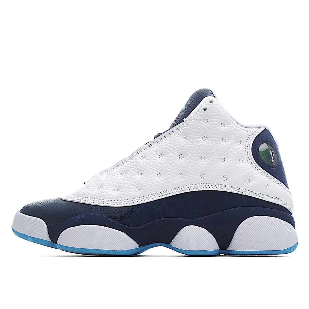 K0 纯原版本 公司独立订单 Aj13 黑曜石 Air Jordan 13 XIII 迈克尔·乔丹AJ13代复古中帮文化休闲运动篮球鞋 完美版型 原装3D全息猫眼 搭载原碳纤 后跟完美梯形鞋型 原材皮切割 上脚就是原滋原味公司货414571-144