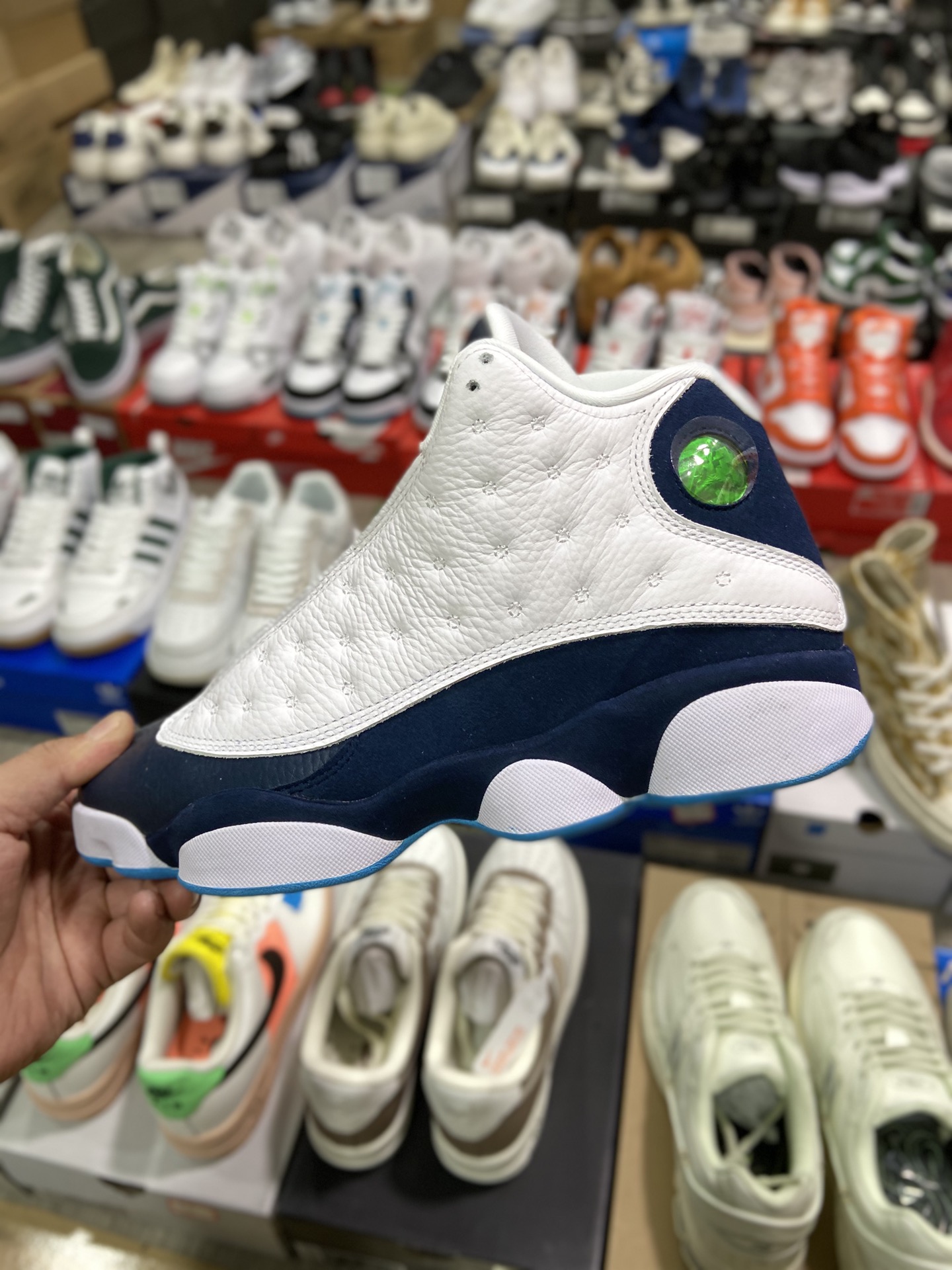 420纯原 乔丹Air Jordan AJ13 Retro‘’Lakers‘’ 黑曜石414571-144