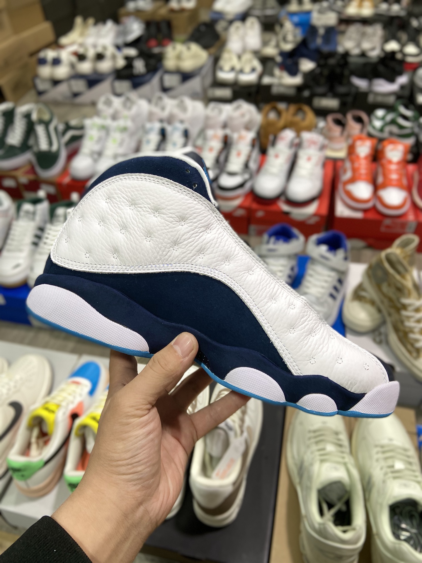 420纯原 乔丹Air Jordan AJ13 Retro‘’Lakers‘’ 黑曜石414571-144