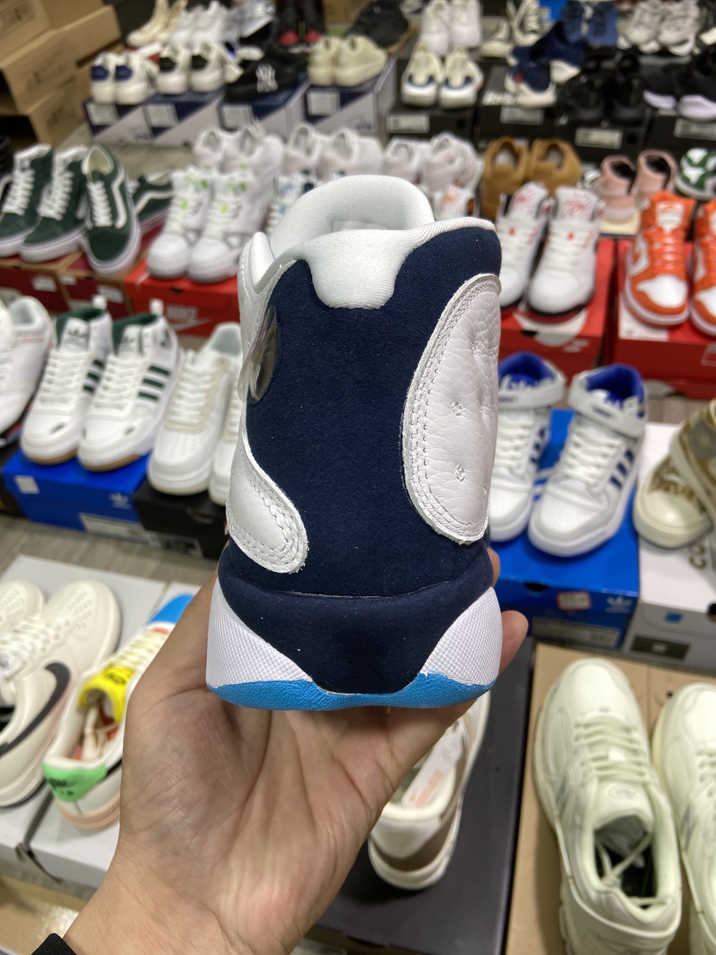 420纯原 乔丹Air Jordan AJ13 Retro‘’Lakers‘’ 黑曜石414571-144