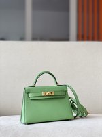 Every Designer
 Hermes Kelly mirror quality
 Handbags Crossbody & Shoulder Bags Calfskin Cowhide Epsom Mini