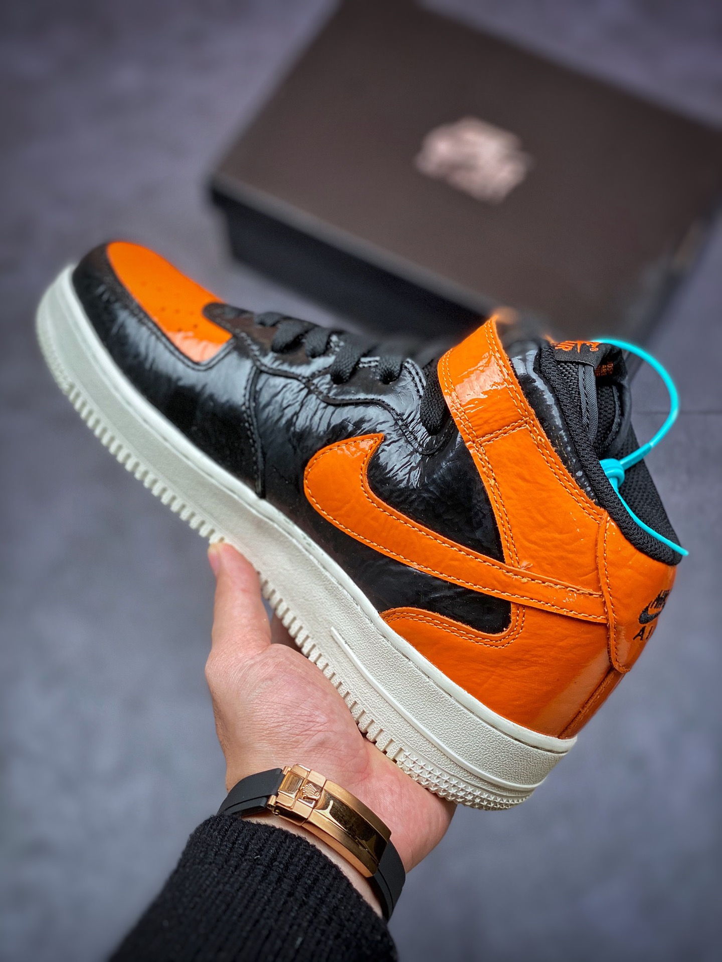 260 Nike Air Force 1 Mid 07 猪油扣碎倒钩 804609-188
