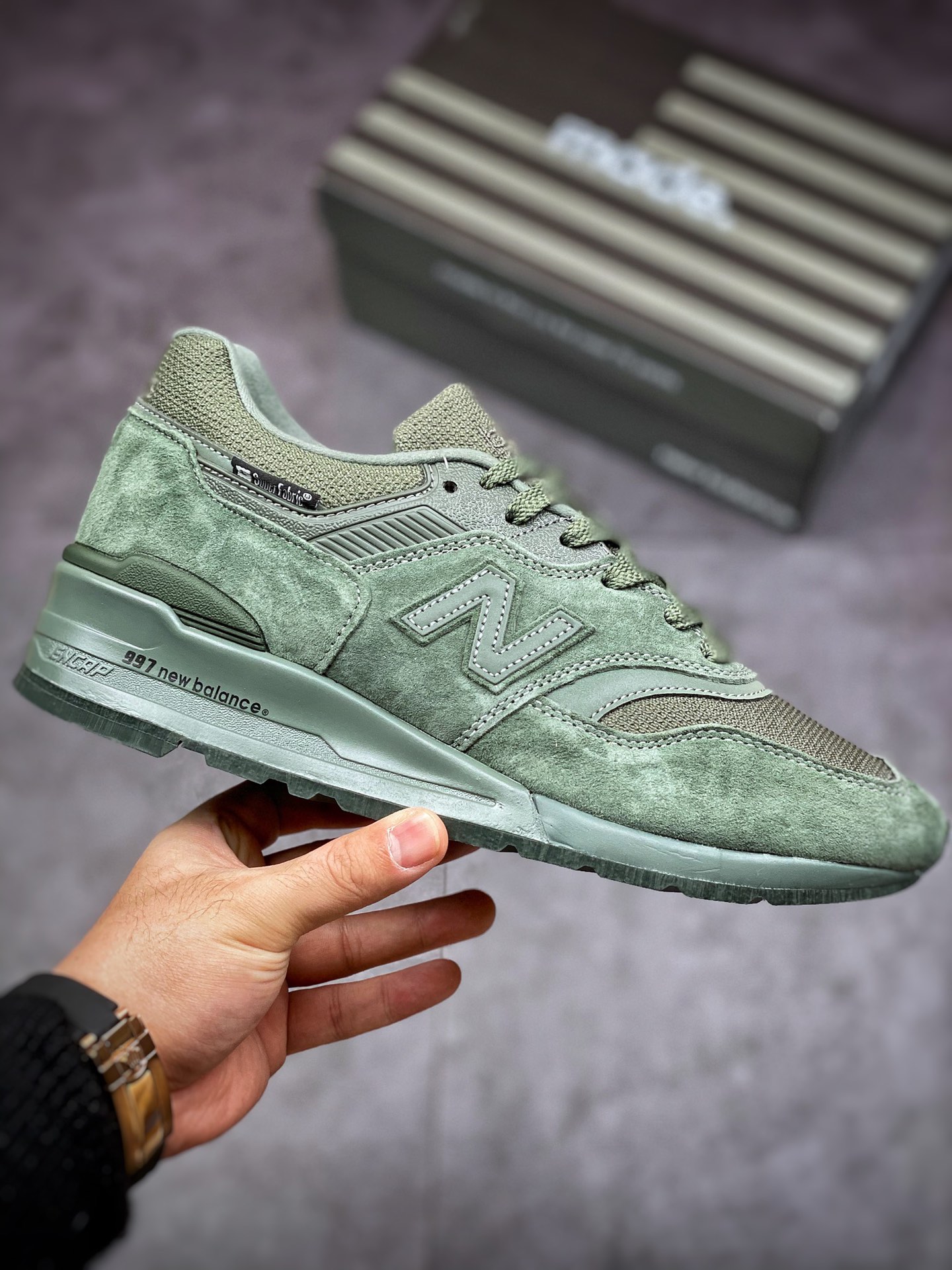 New Balance high-end American-made M997NAL retro casual running shoes