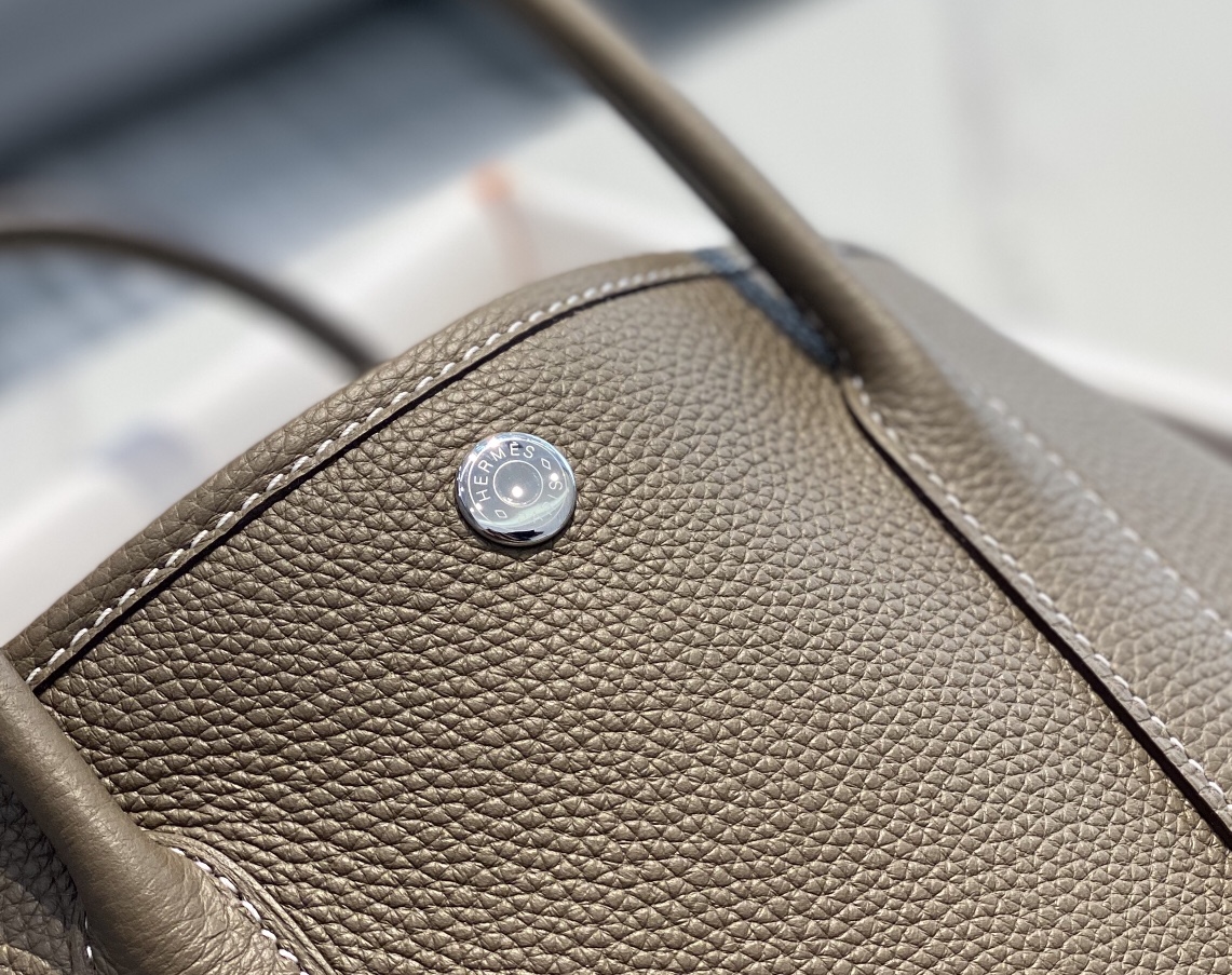 Hermès Garden Party 36 Tote Bag in Elephant Gray Leather, Brand New 6 i1640696563 127 5