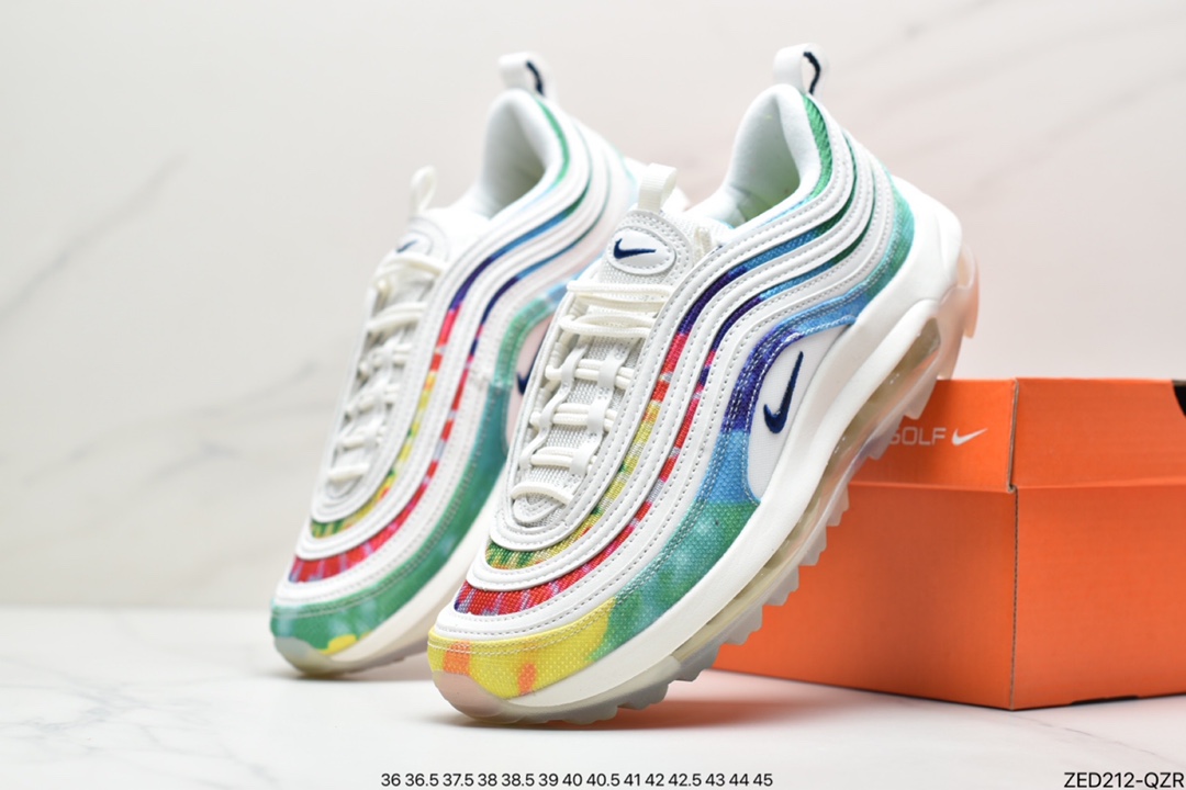 NIKE Golf Air Max 97G Bullet Original Golf Shoes Classic Crossover Men's and Women's Shoes Unisex Sneakers CK1219-001-Top High Quatity Cheap Sneakers Fashion Clothing Clothes Bags handbags Shoes of all Brand wholesale With The best Quality And Beautiful Price from China Factory Chinese suppliers wholesaler seller NIKE Golf Air Max 97G Bullet Original Golf Shoes Classic Crossover Men's and Women's Shoes Unisex Sneakers CK1219-001