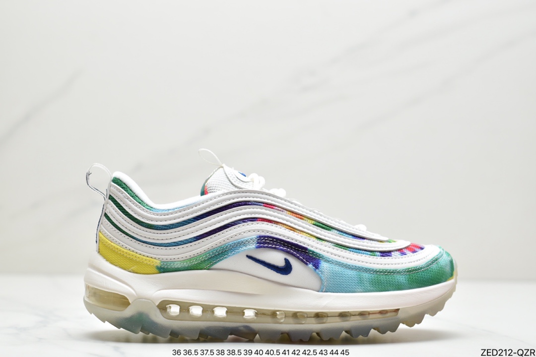 NIKE Golf Air Max 97G Bullet Original Golf Shoes Classic Crossover Men's and Women's Shoes Unisex Sneakers CK1219-001-Top High Quatity Cheap Sneakers Fashion Clothing Clothes Bags handbags Shoes of all Brand wholesale With The best Quality And Beautiful Price from China Factory Chinese suppliers wholesaler seller NIKE Golf Air Max 97G Bullet Original Golf Shoes Classic Crossover Men's and Women's Shoes Unisex Sneakers CK1219-001