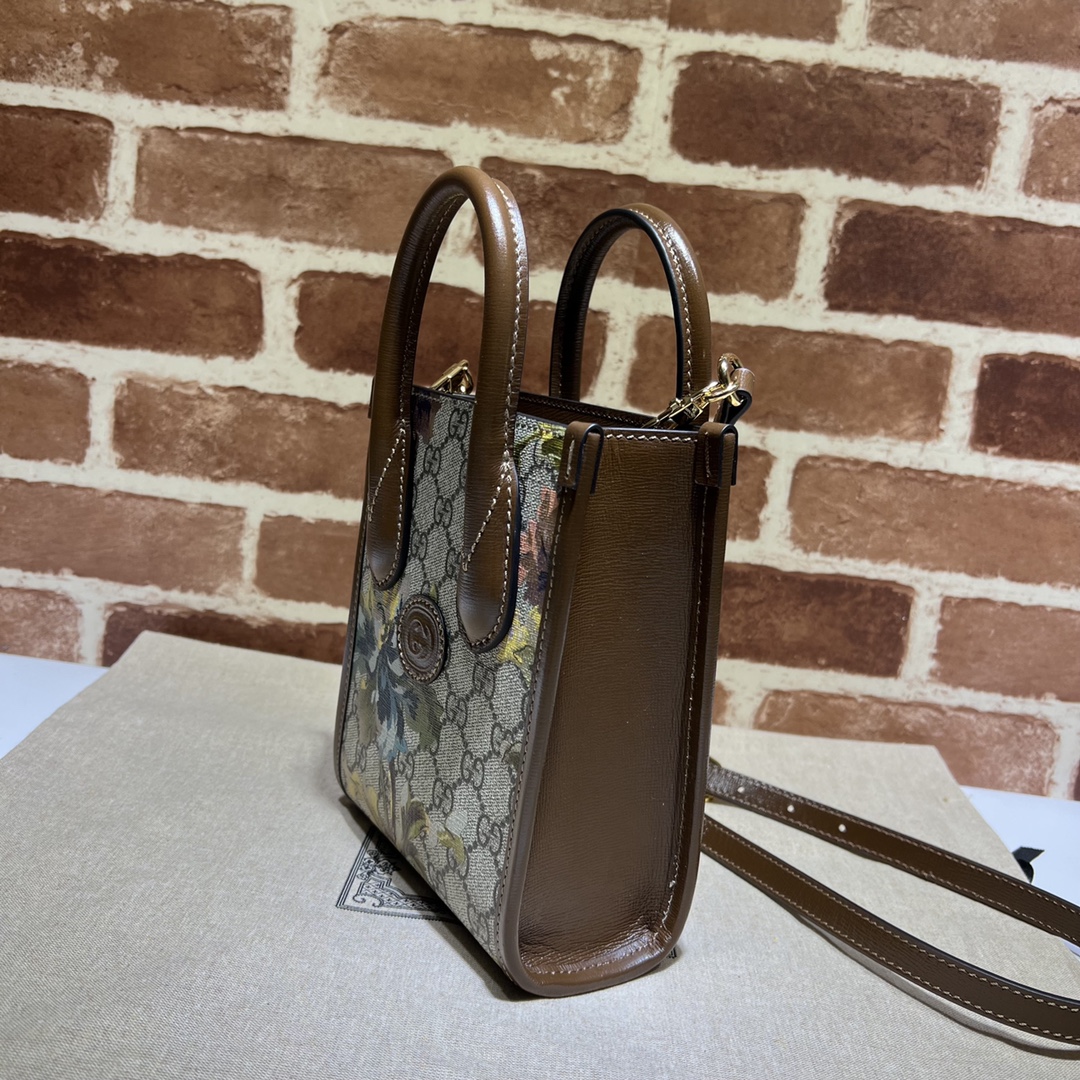 GUCCI古驰印花迷你托特包671623