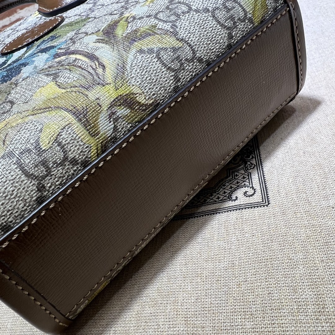GUCCI古驰印花迷你托特包671623