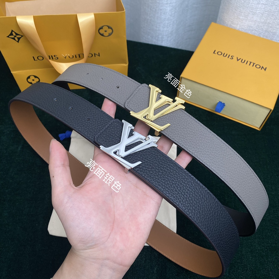 Louis Vuitton Belts Calfskin Cowhide