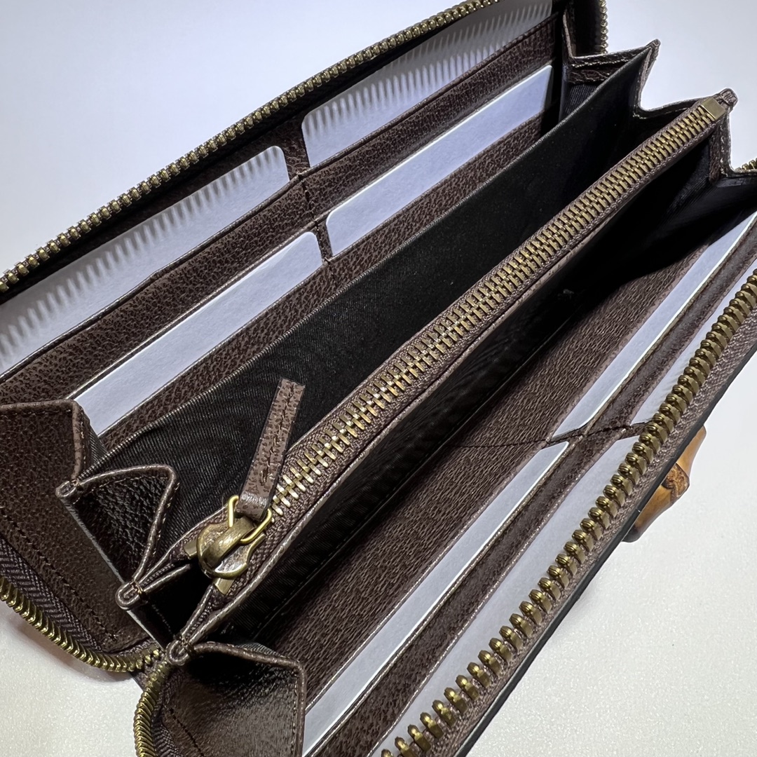 GUCCI古驰饰超级双G图案Gucci Diana竹节钱包658634