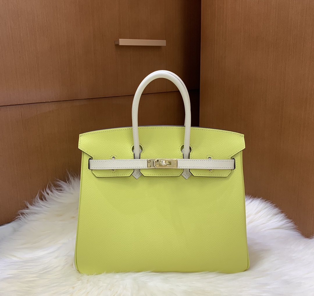NO:700516,Birkin 25cm esom lemon yellow milkshake white gold buckle,Hermes,hermes,Hermes,19860909Birkin 25cm esom 柠檬黄奶昔白 金扣,爱马仕,hermes,Hermes,,Bag