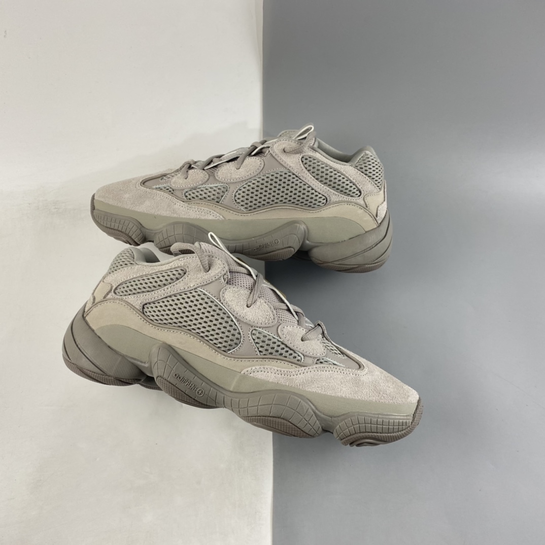 KANYE WEST x adidas Yeezy 500 ”Taupe Light” Retro Grandpa Style Thick Sole Casual Sports Jogging Shoes ”Gray Brown” GX3607