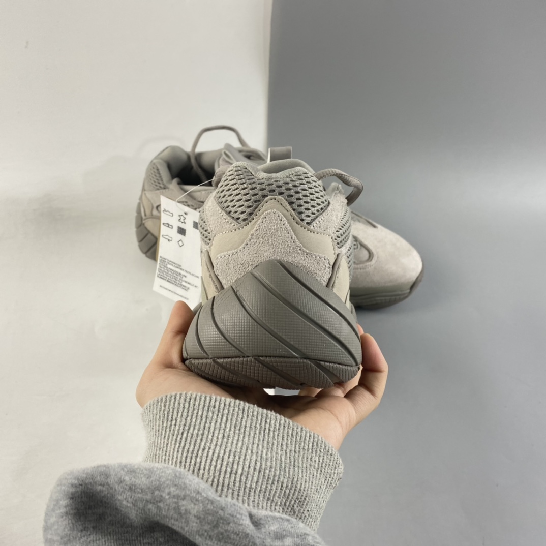 KANYE WEST x adidas Yeezy 500 ”Taupe Light” Retro Grandpa Style Thick Sole Casual Sports Jogging Shoes ”Gray Brown” GX3607