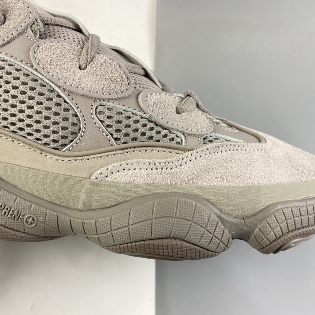 KANYE WEST x adidas Yeezy 500 ”Taupe Light” Retro Grandpa Style Thick Sole Casual Sports Jogging Shoes ”Gray Brown” GX3607