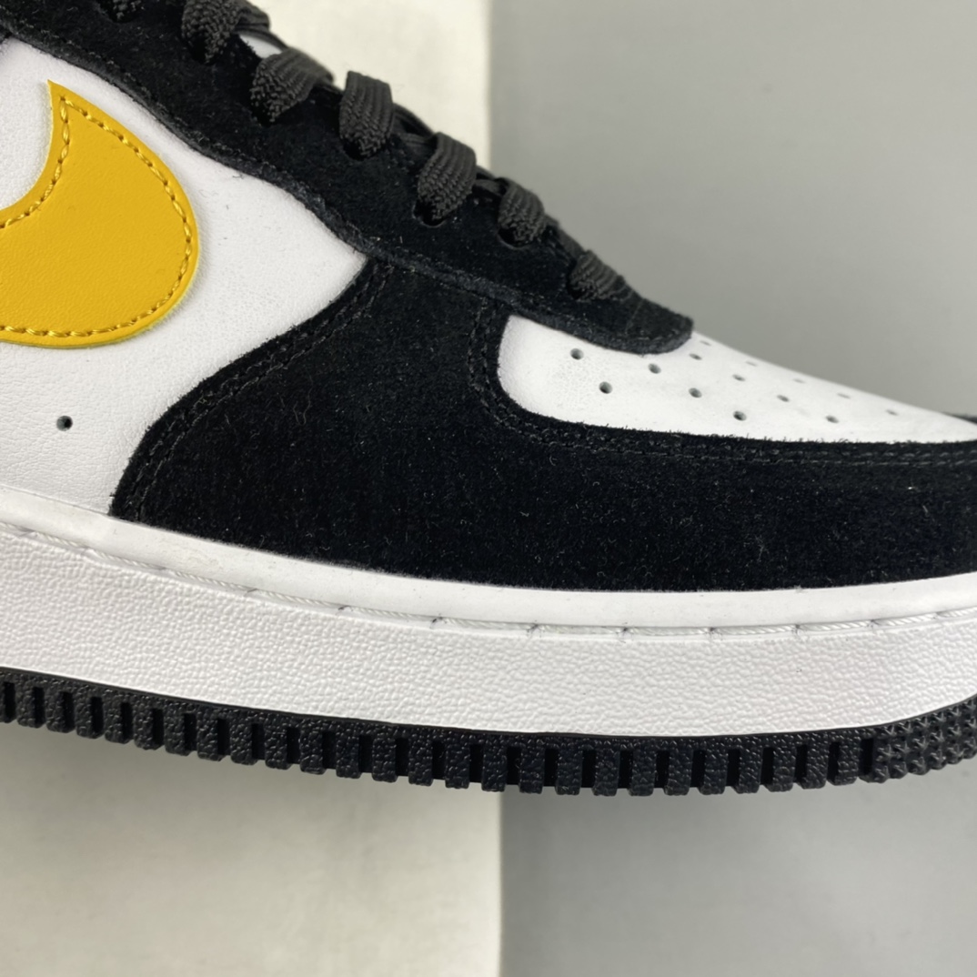 NIKE Air Force 1'07 Low Black and White Yellow Hook Air Force One Low Casual Sneakers DH7568-002-Top High Quatity Cheap Sneakers Fashion Clothing Clothes Bags handbags Shoes of all Brand wholesale With The best Quality And Beautiful Price from China Factory Chinese suppliers wholesaler seller NIKE Air Force 1'07 Low Black and White Yellow Hook Air Force One Low Casual Sneakers DH7568-002