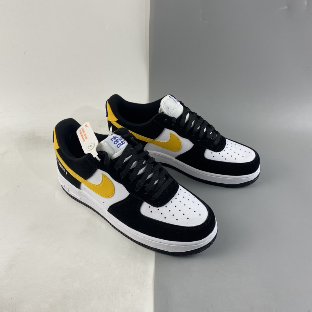 NIKE Air Force 1'07 Low Black and White Yellow Hook Air Force One Low Casual Sneakers DH7568-002-Top High Quatity Cheap Sneakers Fashion Clothing Clothes Bags handbags Shoes of all Brand wholesale With The best Quality And Beautiful Price from China Factory Chinese suppliers wholesaler seller NIKE Air Force 1'07 Low Black and White Yellow Hook Air Force One Low Casual Sneakers DH7568-002